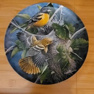 ENCYCLOPEDIA BRITANNICA "BIRDS IN YOUR GARDEN" COLLECTORS PLATE 12650C LIMITED
